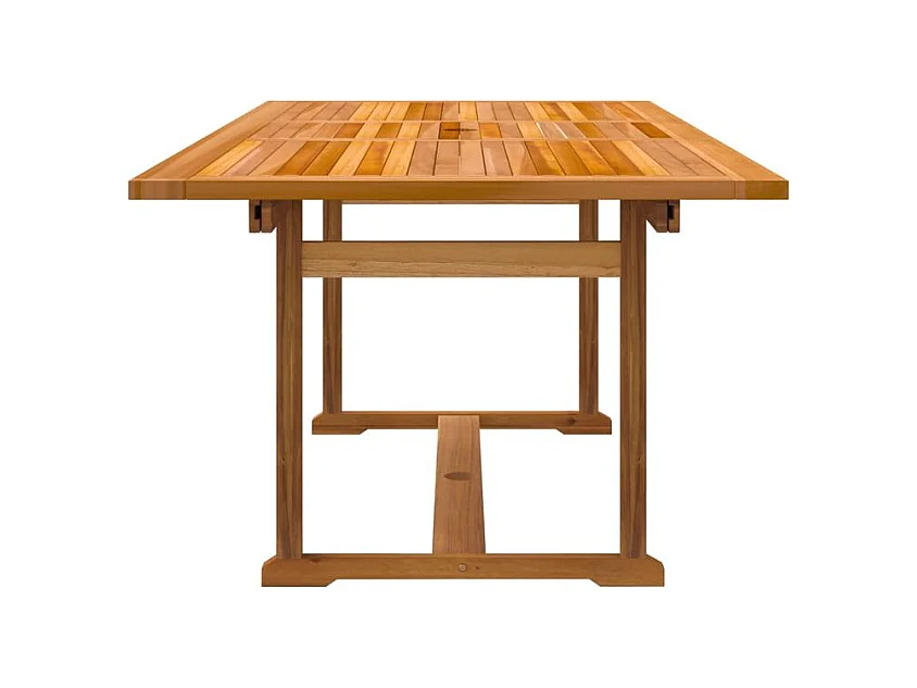 Ensemble à manger de jardin 7pcs bois d'acacia solide textilène