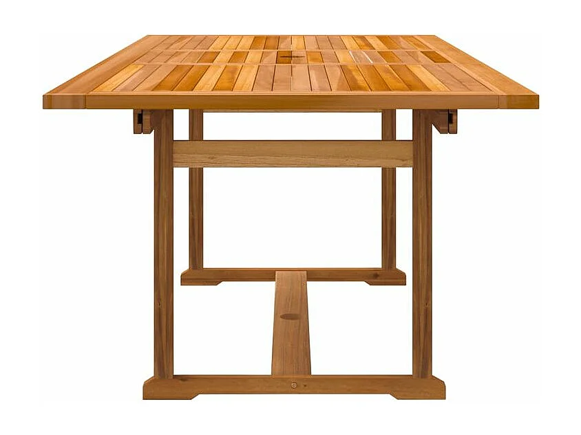 Ensemble à manger de jardin 5pcs bois d'acacia solide textilène