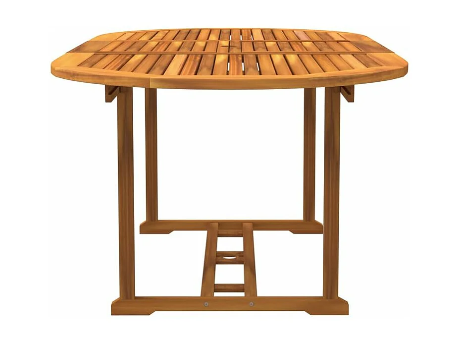 Ensemble à manger de jardin 5pcs bois d'acacia solide textilène
