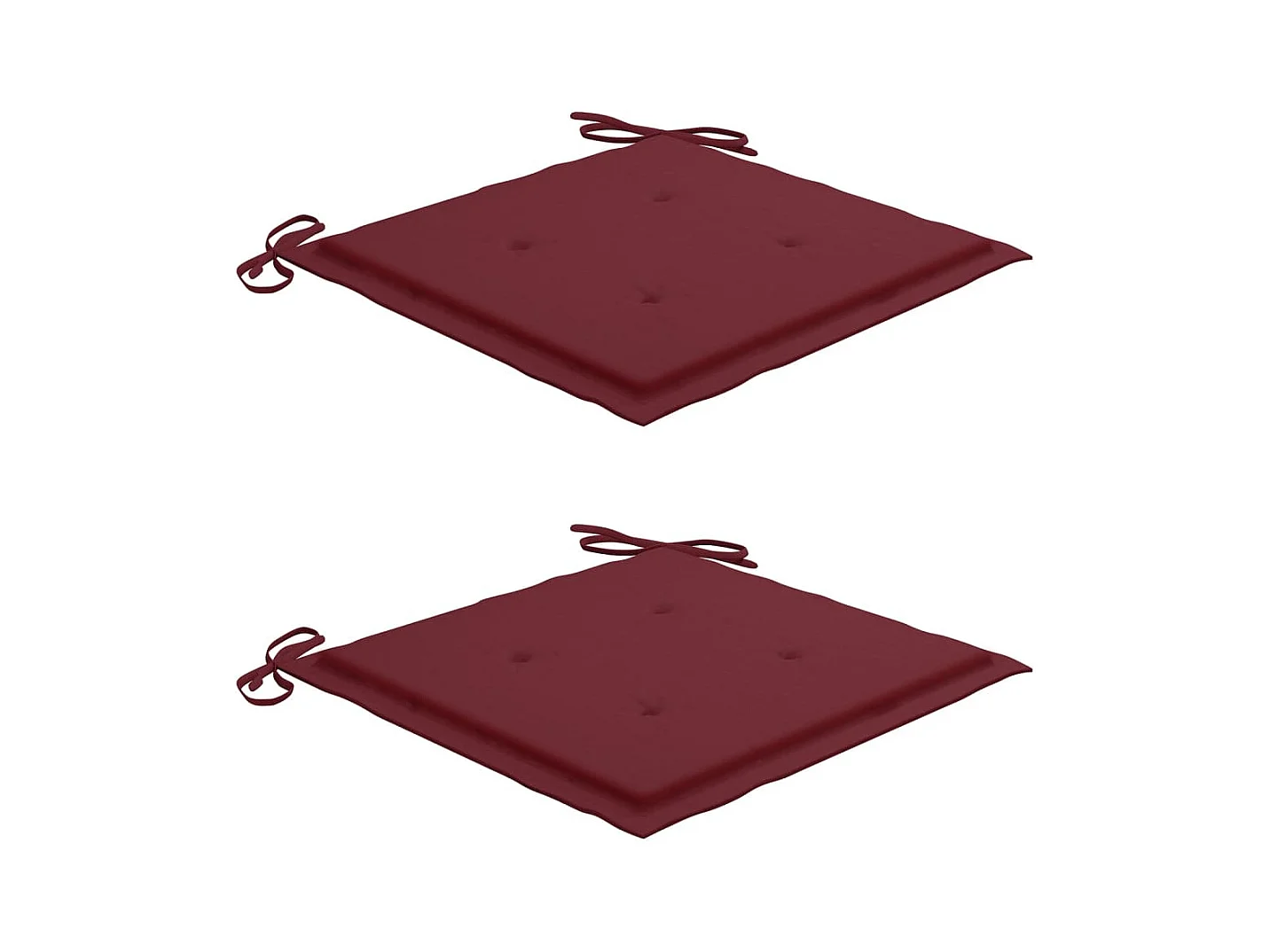 Chaises de jardin avec table à thé et coussins Acacia solide 18