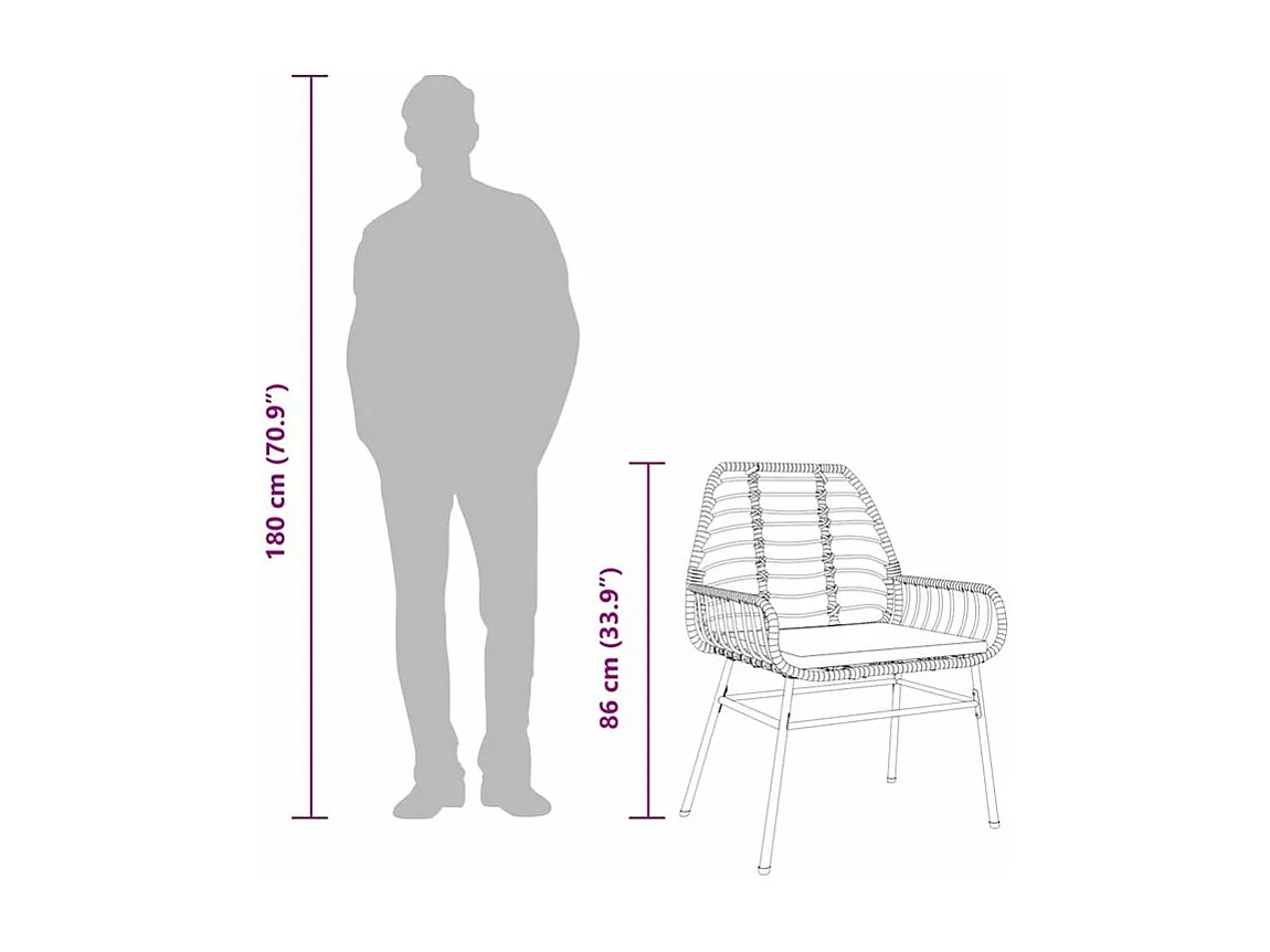 Ensemble à manger de jardin et coussins 5 pcs noir rotin verre