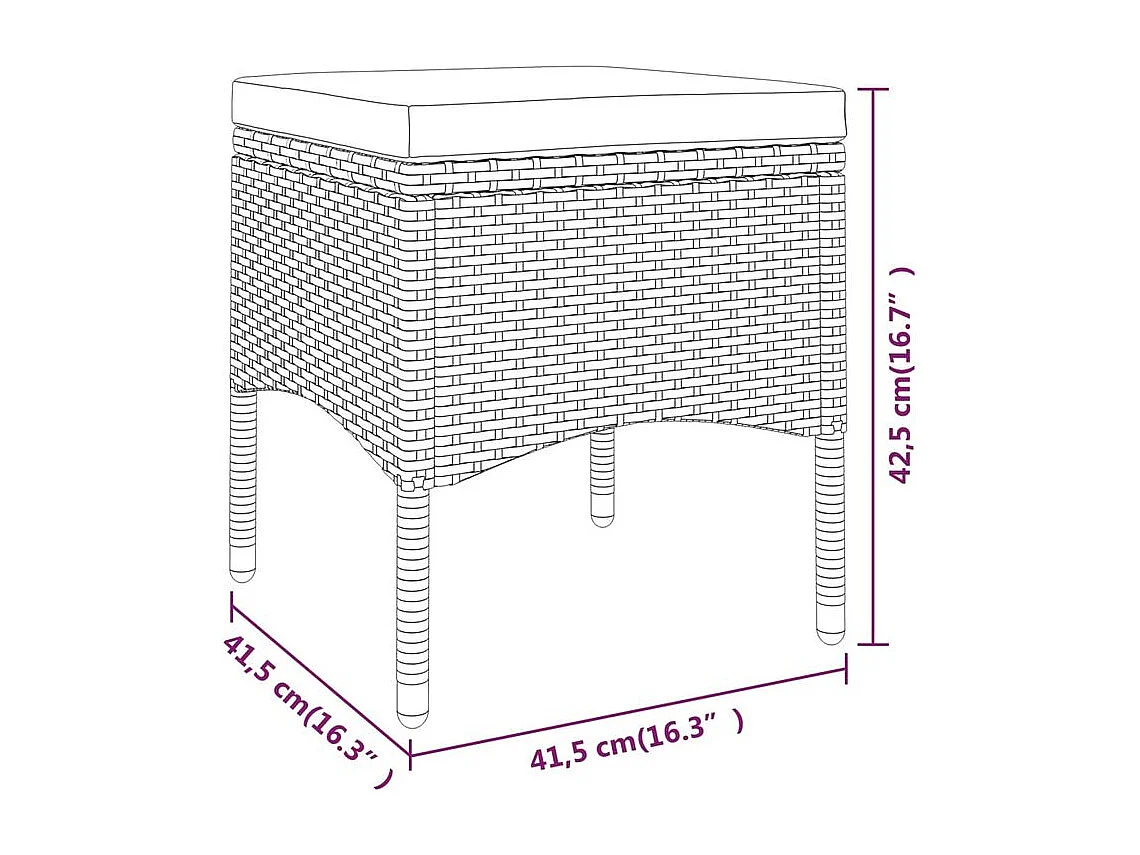 Salon de jardin 5 pcs Résine tressée Gris