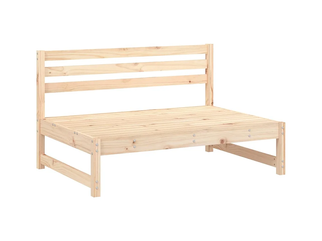 Salon de jardin 4 pcs bois massif de pin