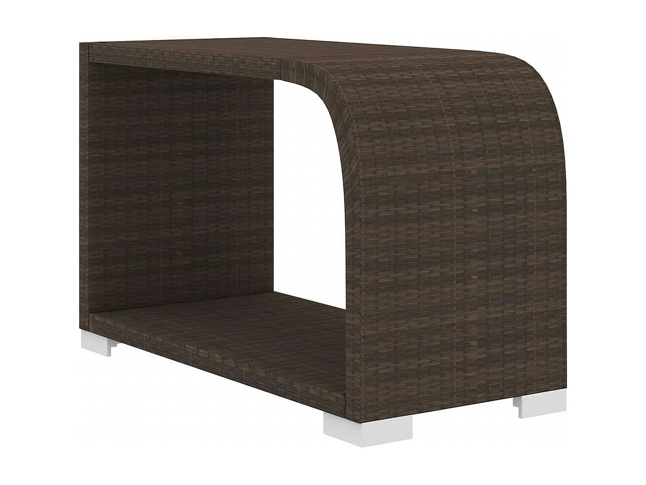 Salon de jardin 10 pcs avec coussins Résine tressée Marron 23