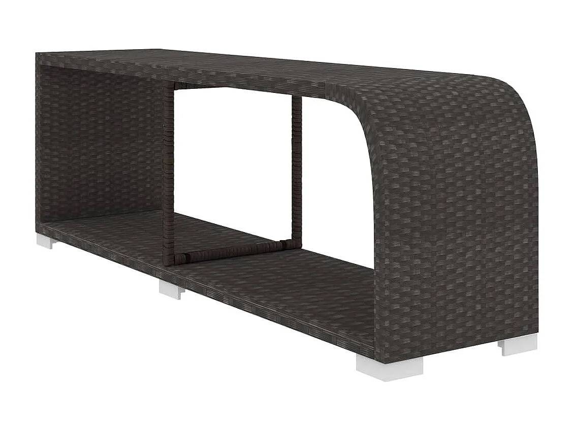 Salon de jardin 10 pcs avec coussins Résine tressée Noir 23