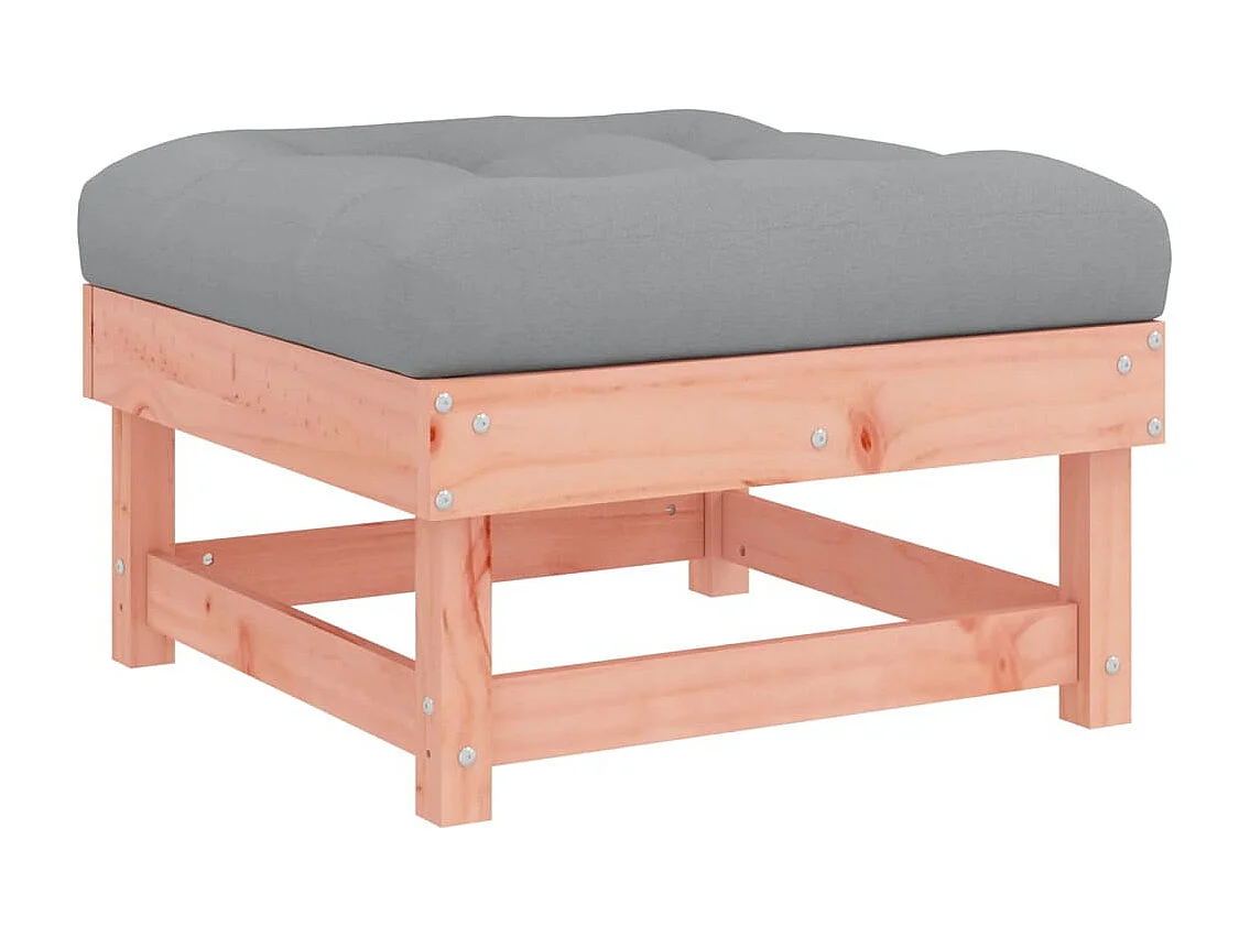 Salon de jardin 10 pcs avec coussins bois massif douglas