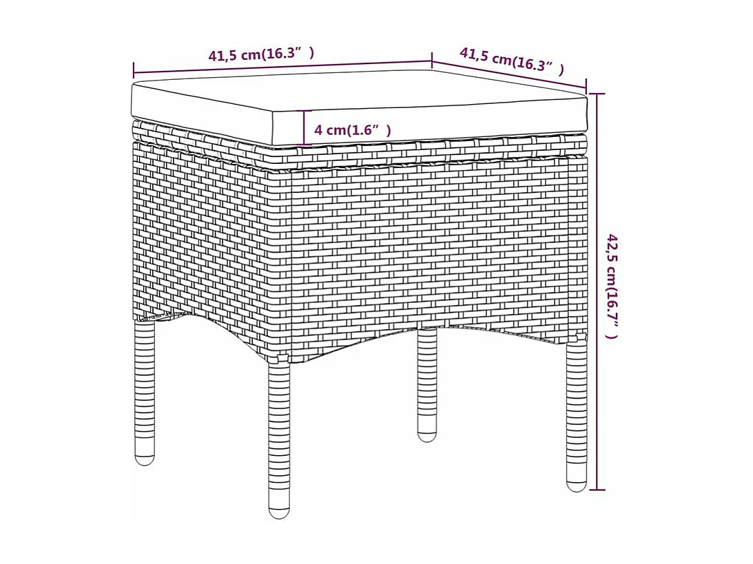 Ensemble à Manger de jardin 9pcs résine tressée et verre trempé
