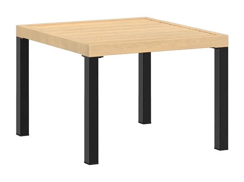 Ensemble de banc de jardin avec coussins 3 pcs noir