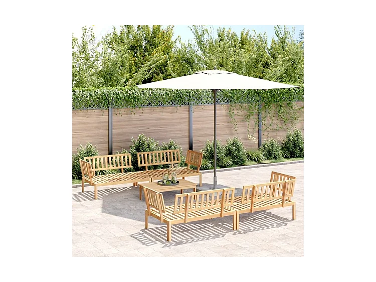 Salon palette de jardin 5 pcs bois d'acacia massif