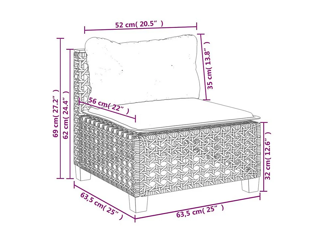 Salon de jardin avec coussins 5 pcs beige résine tressée