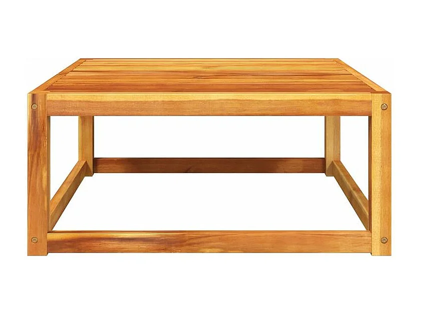 Table de jardin 65x65x29 bois massif d'acacia