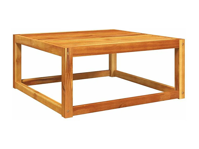 Table de jardin 65x65x29 bois massif d'acacia