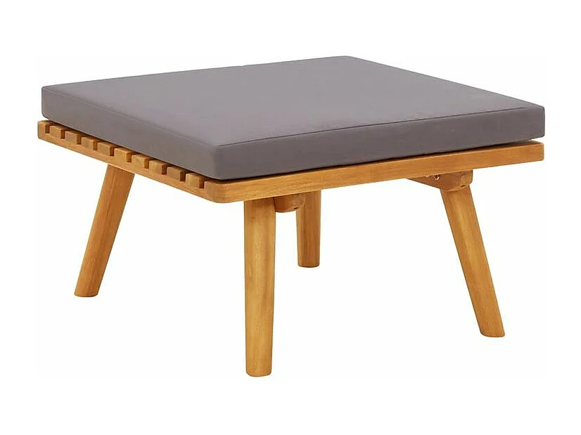 Salon de jardin 8 pcs avec coussins Bois d'acacia solide