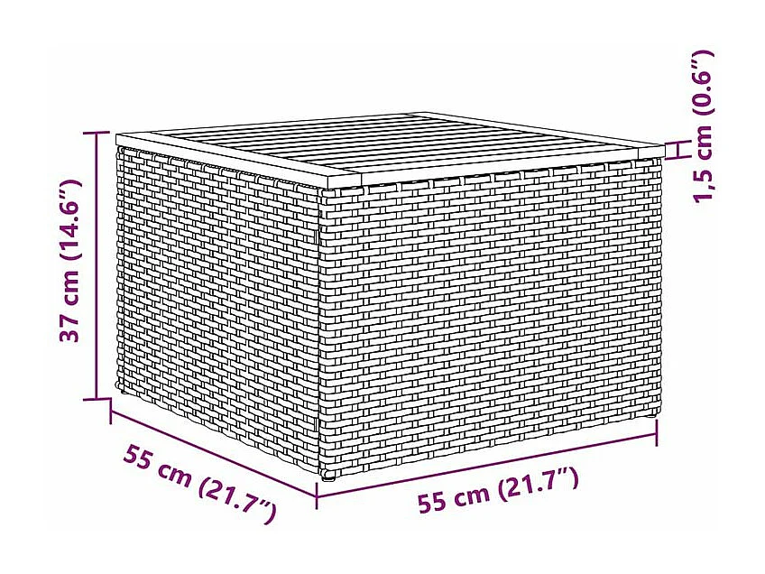 Salon de jardin avec coussins 2 pcs noir résine tressée acacia