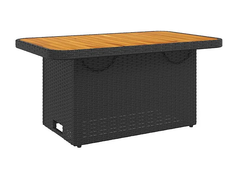 Ensemble à manger de jardin 4 pcs avec coussins noir