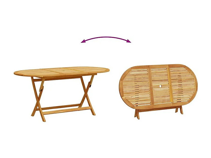 Ensemble à manger de jardin 7pcs bois d'acacia solide textilène