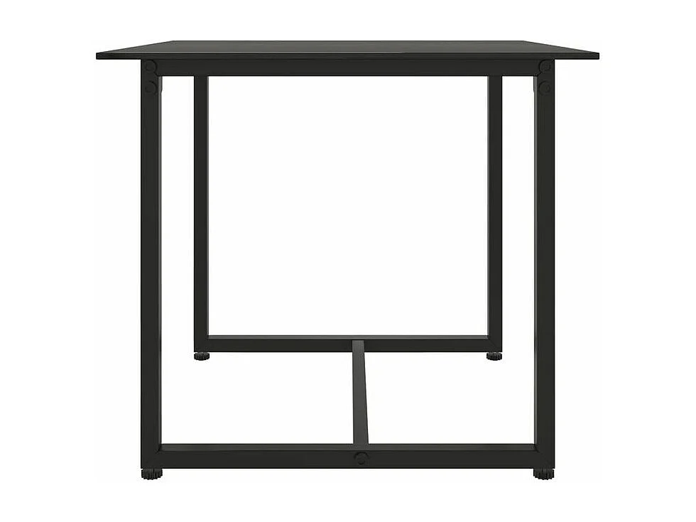 Salon de jardin avec coussins 3 pcs résine tressée noir