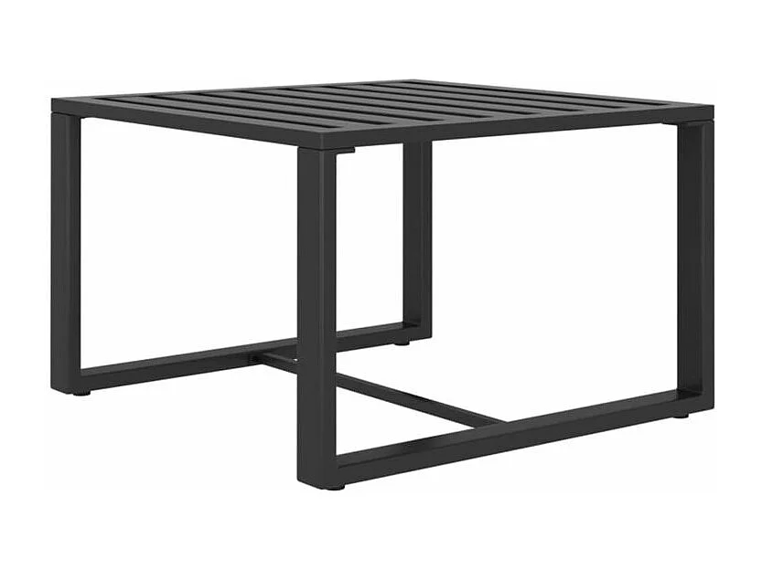 Jeu de canapés de jardin 3 pcs et coussins Aluminium Anthracite