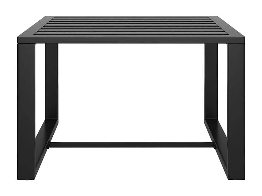 Jeu de canapés de jardin 3 pcs et coussins Aluminium Anthracite