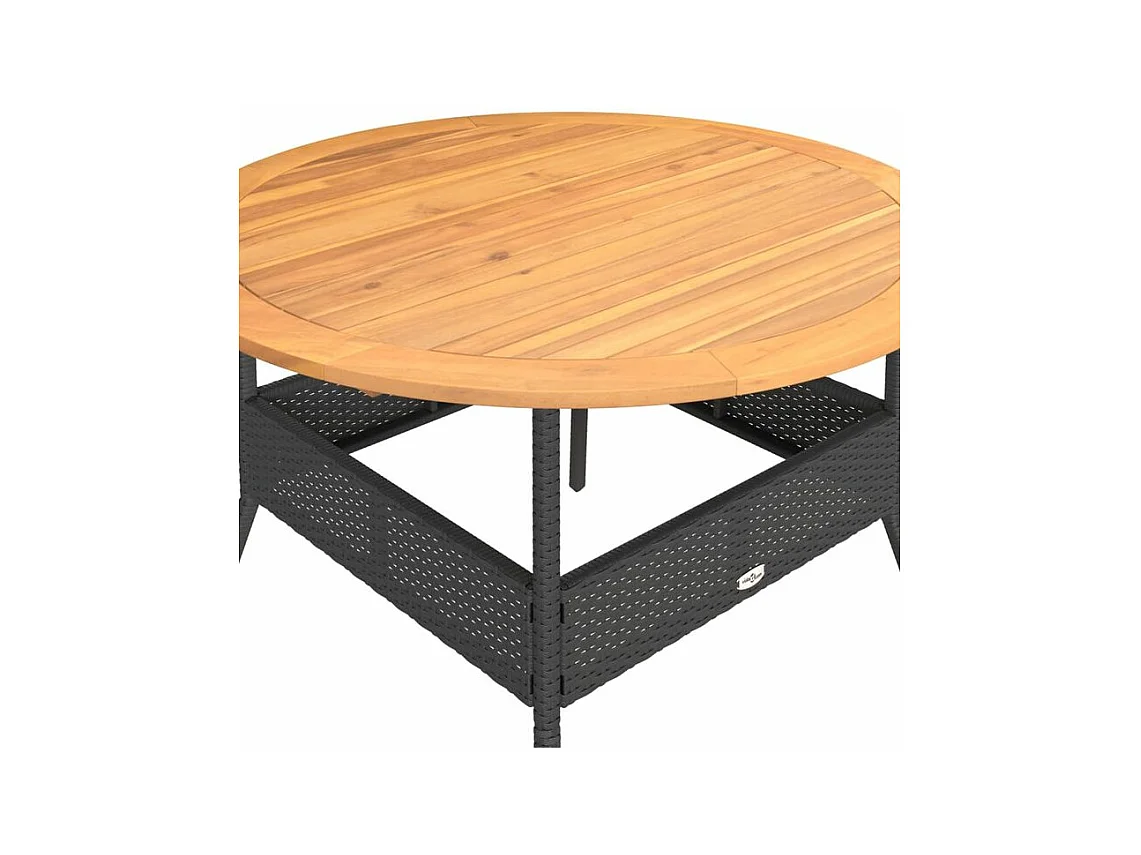 Canapés de jardin 2 pcs avec coussins Noir Résine tressée