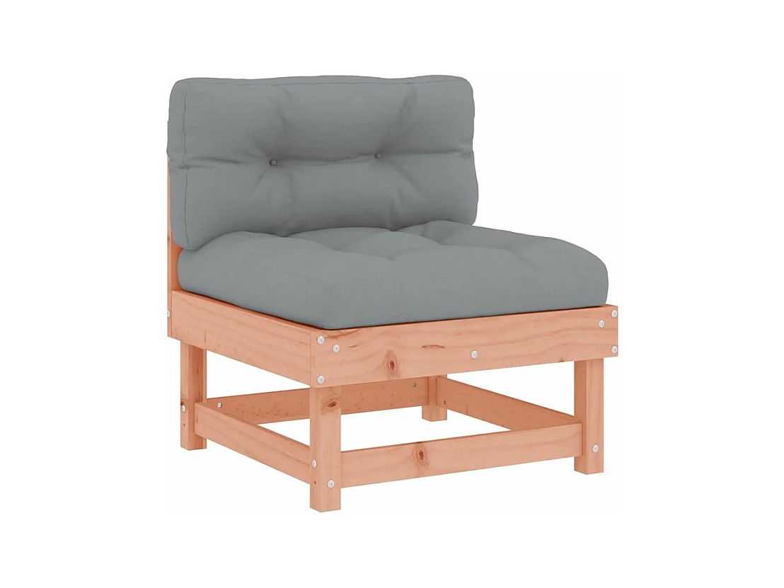 Salon de jardin 4 pcs avec coussins bois massif douglas