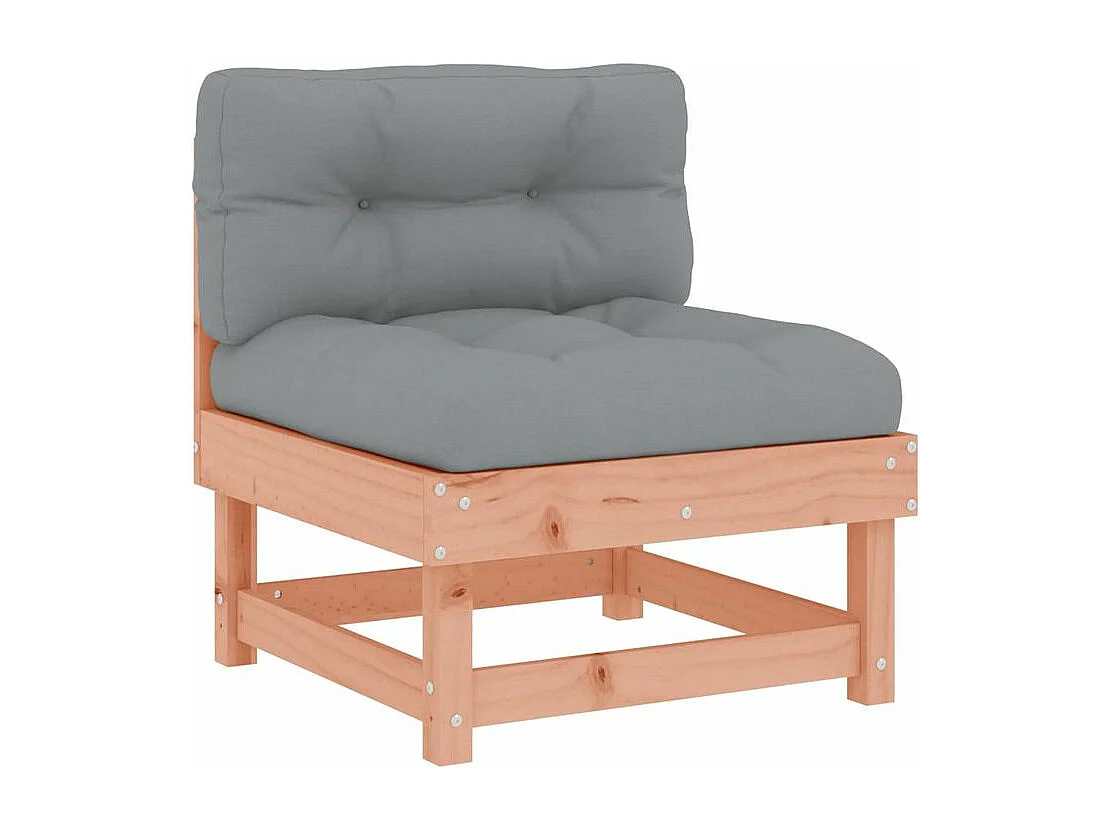 Salon de jardin 4 pcs avec coussins bois massif douglas