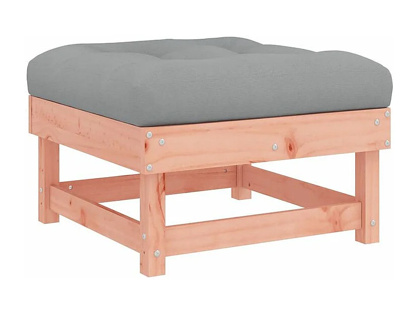 Salon de jardin 4 pcs avec coussins bois massif douglas