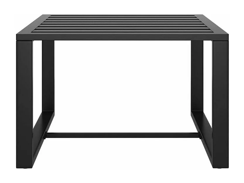 Salon de jardin 7 pcs avec coussins Aluminium Anthracite