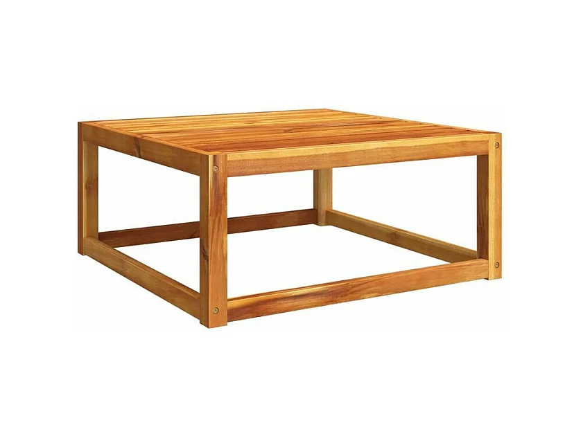 Salon de jardin avec coussins 5 pcs Bois d'acacia solide