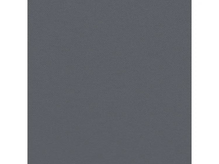 Ensemble de canapés de jardin et coussins noir acier textilène