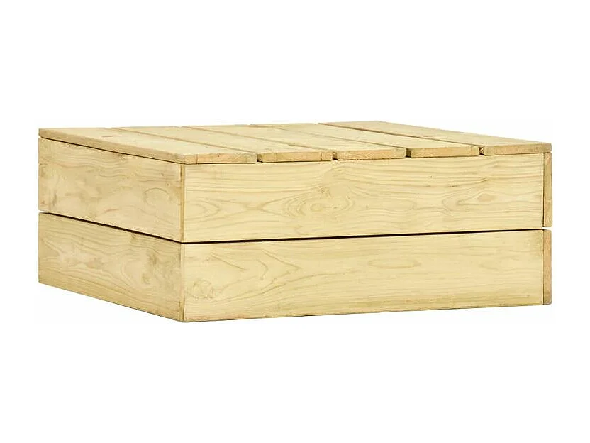 Salon de jardin 3 pcs Bois massif de pin imprégné