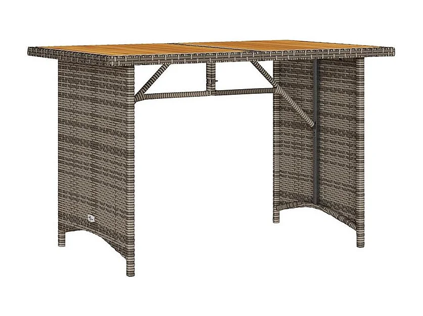 Salon de jardin 6 pcs avec coussins gris résine tressée