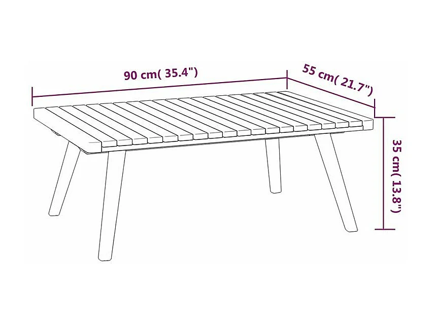 Salon de jardin 6 pcs avec coussins Bois d'acacia solide