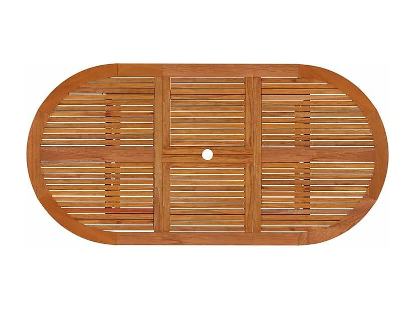 Ensemble à manger de jardin 5 pcs Bois d'eucalyptus massif