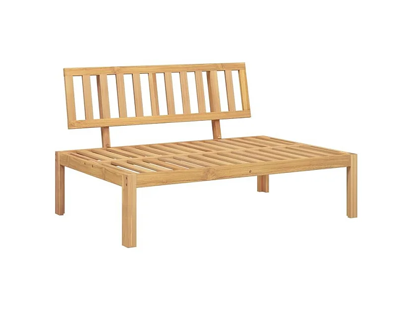 Salon palette de jardin 4 pcs bois d'acacia massif