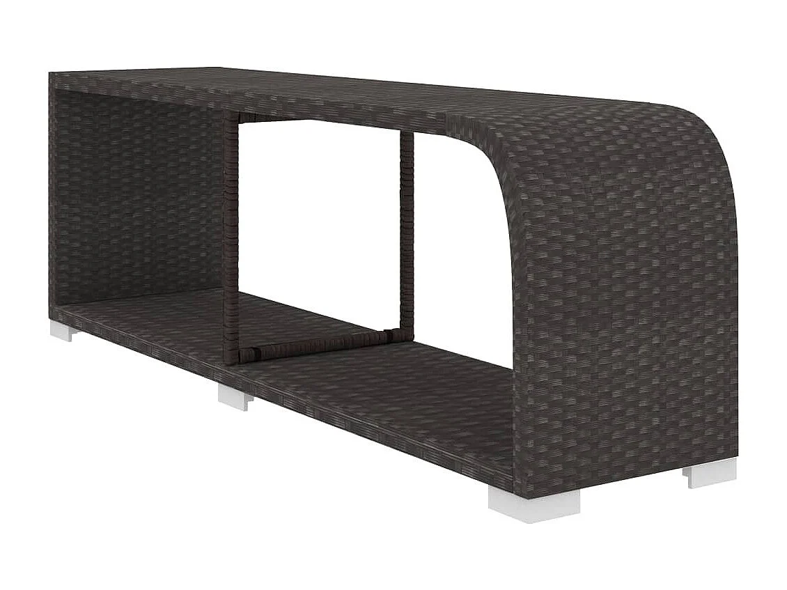 Salon de jardin 11 pcs avec coussins Résine tressée Noir 19