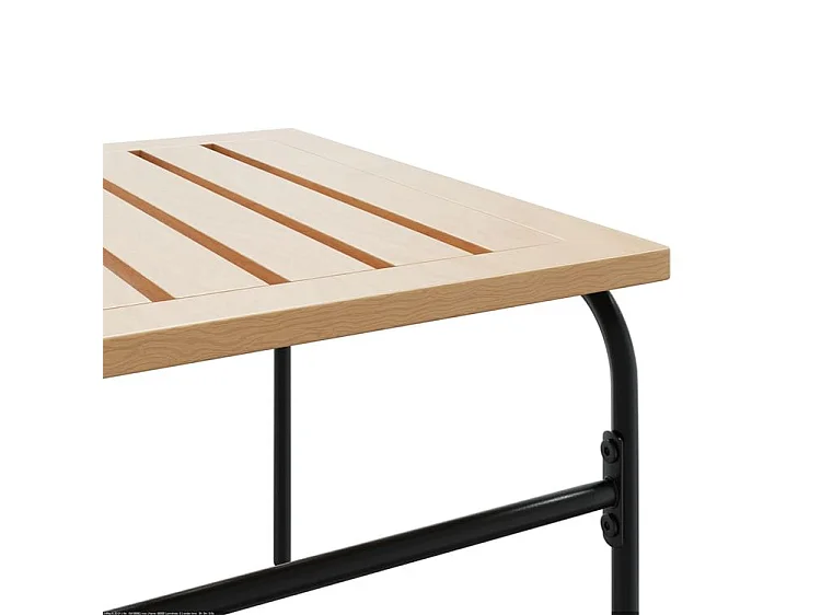 Ensemble de meubles de balcon avec coussins 5 pcs noir acier