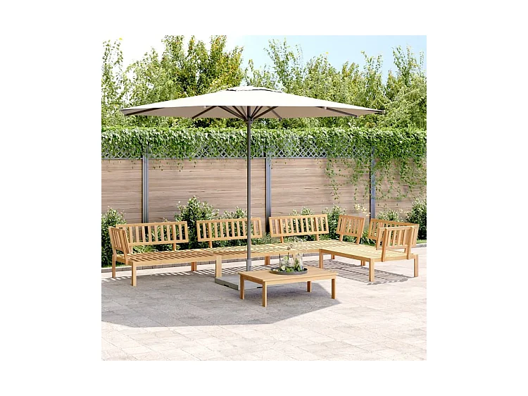 Salon palette de jardin 5 pcs bois d'acacia massif