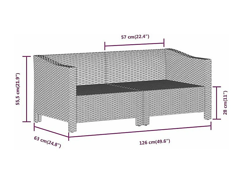 Salon de jardin 5 pcs avec coussins Gris Résine tressée