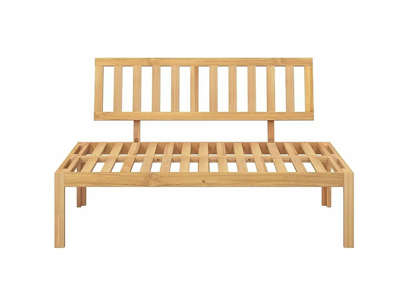 Canapé central palette de jardin bois massif d'acacia