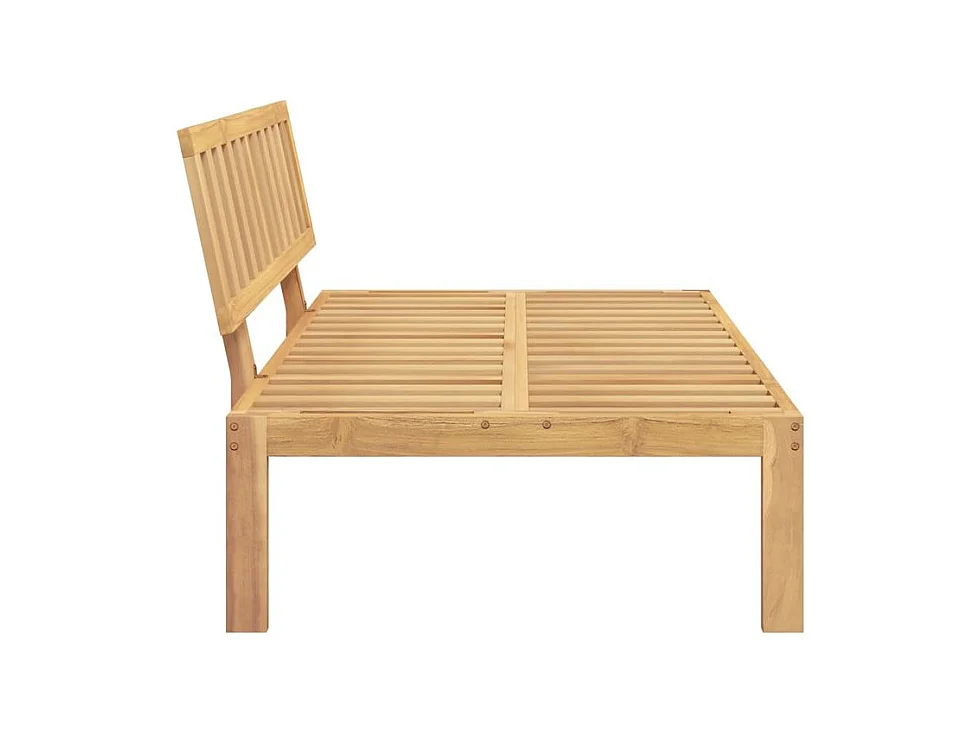 Canapé central palette de jardin bois massif d'acacia