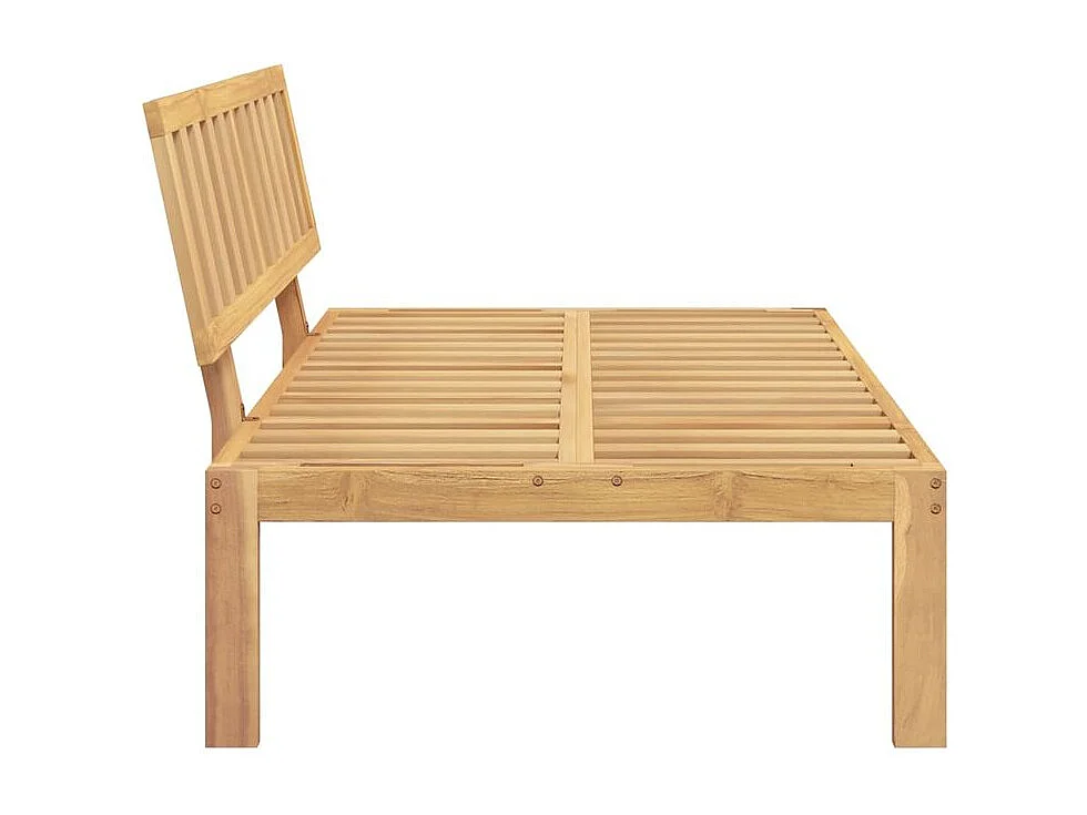 Canapé central palette de jardin bois massif d'acacia