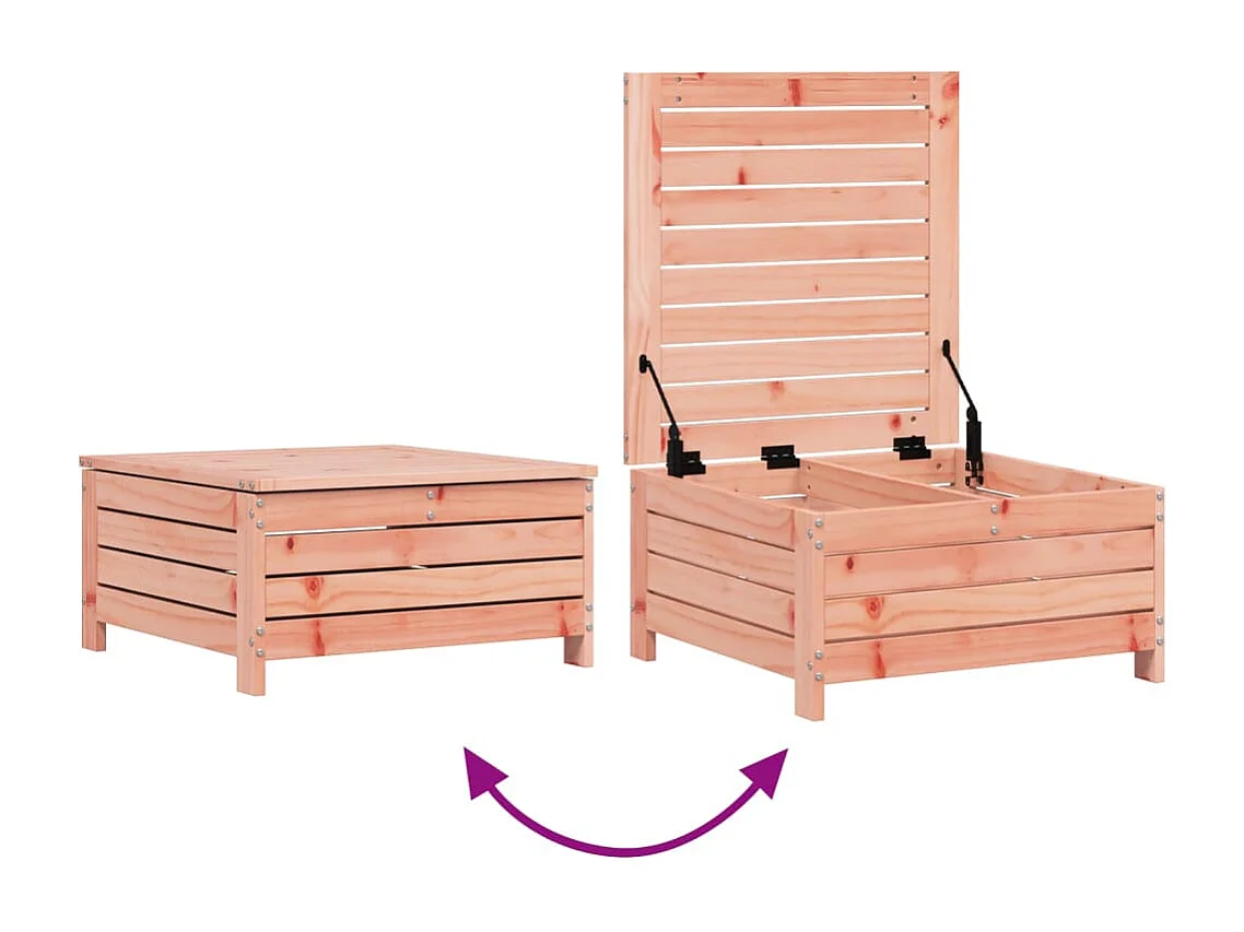 Salon de jardin 6 pcs bois massif sapin de douglas