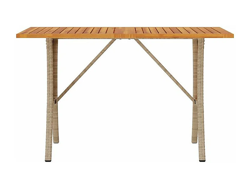 Canapé de jardin 3 places coussins table beige résine tressée