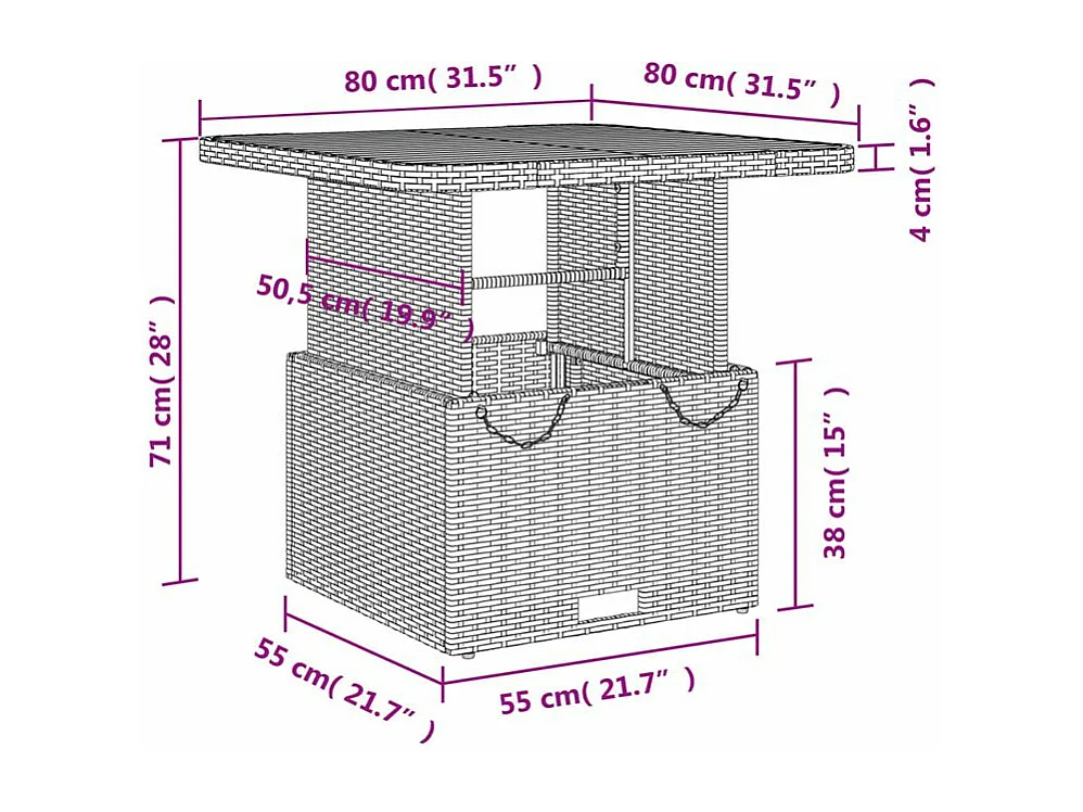 Ensemble à manger de jardin 3 pcs coussins gris résine tressée