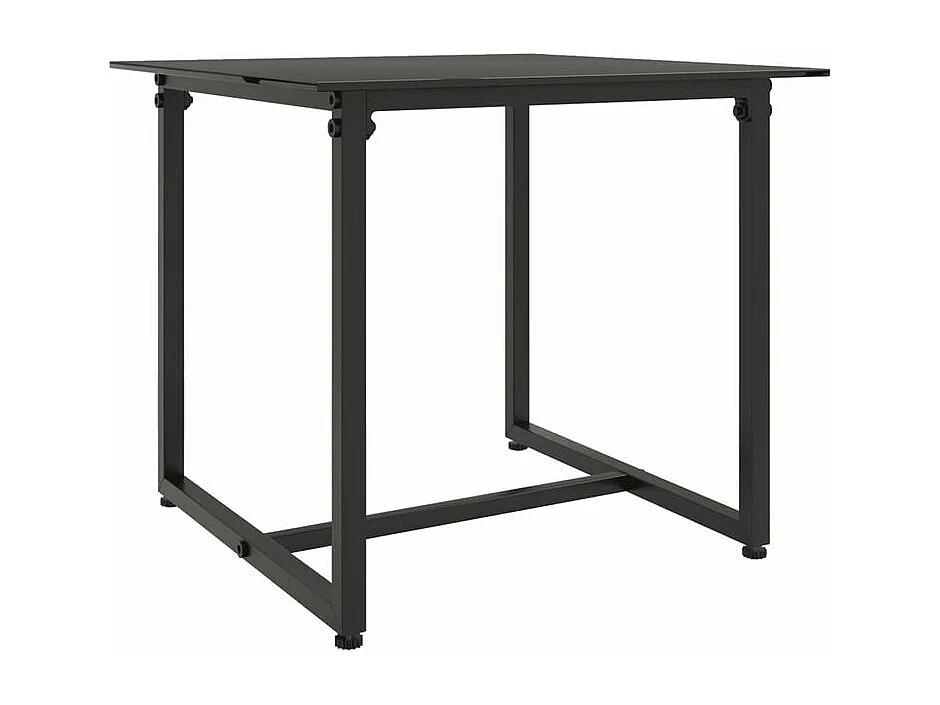 Set de 3 canapés d'extérieur et coussins Noir Résine tressée