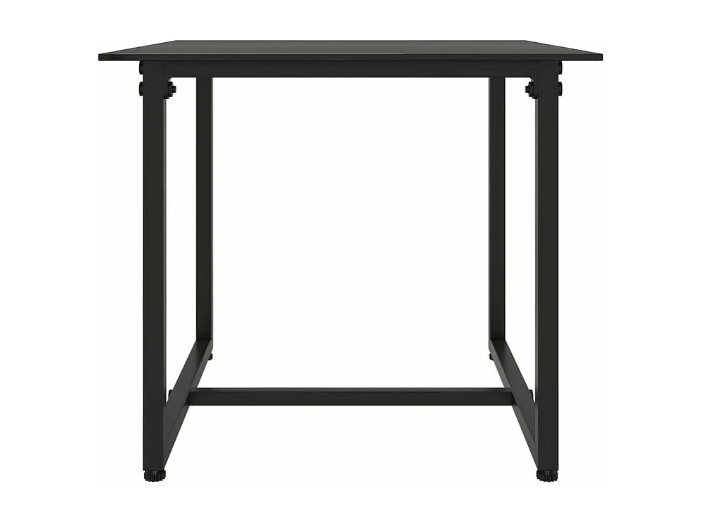 Set de 3 canapés d'extérieur et coussins Noir Résine tressée