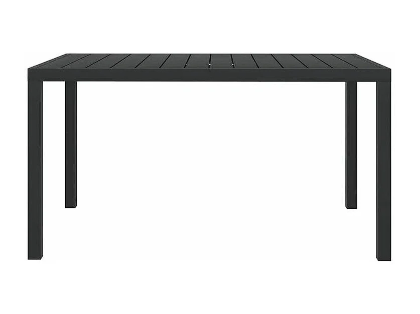 Mobilier à dîner de jardin et coussins 5pcs Résine tressée Gris