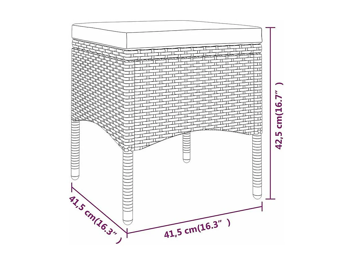 Salon de jardin 5 pcs Résine tressée Beige