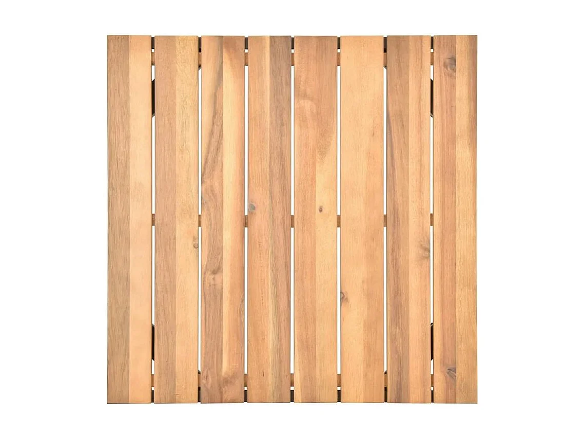 Salon de jardin 4 pcs avec coussins Bois massif d'acacia